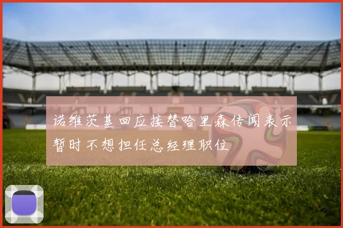 诺维茨基回应接替哈里森传闻表示暂时不想担任总经理职位